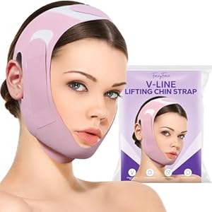 V-Line Lifting Chinstrap, V-Line Mask, Chinstrap for Sleeping, Reusable Face Strap, Chin Up Patch, V-Shaped Belt, Shaped Face Mask for Sagging