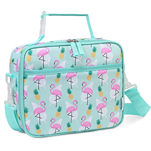 Vaschy Lunch Box Bag For Kids, Reusable Insulated Lunch Box Containers Coolers For Toddler Boys And Girls With Detachable Shoulder Strap For Daycare School Flamingo #TOP14