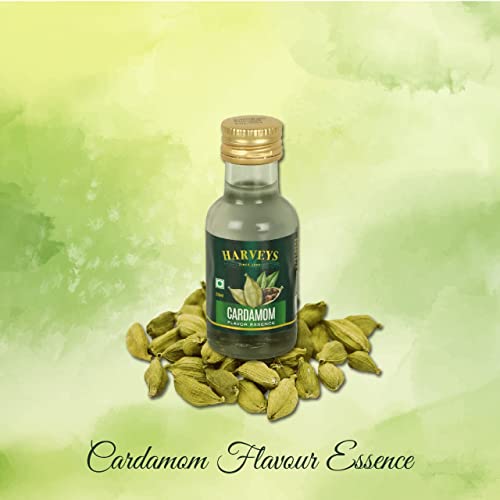 Image of Harveys Flavouring Essence | Biryani, Kewra, Saffron, Cardamom | Pack of 4 | For Biryani, Kheer, Cake, Cookies, Muffins, Sweets and Many More | 28 ml x 4