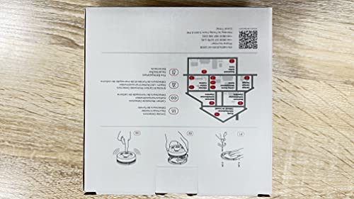 X-Sense Detector de Humo, Alarma de Incendio con Batería de 10 Años para el Hogar, Indicador LED y Botón de Silencio, Alarma de Humo con Batería, Conforma al Estándar EN 14604, SD11