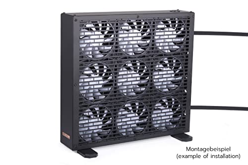 Radiateur pour refroidissement à eau Alphacool Boîte de ventilation NexXxoS Nova 1080 mm 1020195 - vue 5
