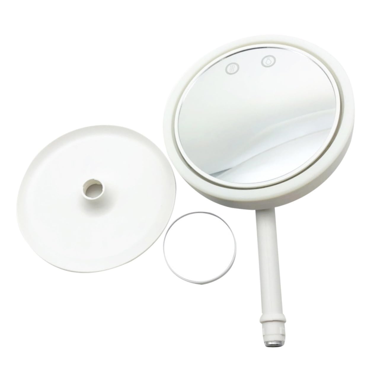 Miroir de maquillage Healvian rotatif avec flux d'air frais pour routine beauté