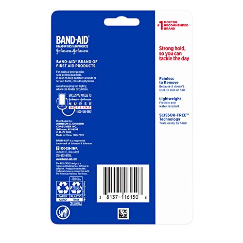 Band-Aid Brand Of First Aid Products Tough Wrap Self-Adhesive Bandage Wrap, Elastic & Water-Resistant For Minor Wound Care & Dressing, Flexible Fabric thumb #5