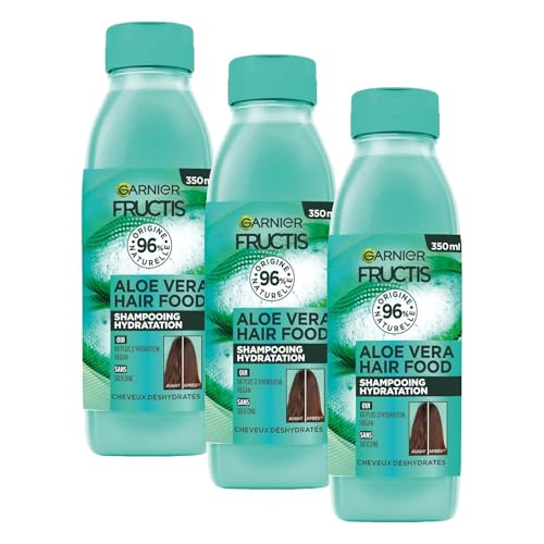 FRUCTIS HAIRFOOD SHAMPOOING ALOE 350ML (Lot de 3)
