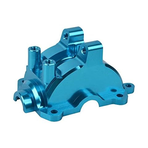 Aluminum Front Rear Differential case Gearbox Cover Upper for Tamiya TT-02 TT-02D TT-02B TT-02FT Upgrade Parts (Blue) Cover
