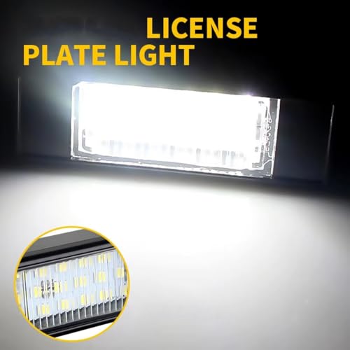 Luz de matrícula Nissan Note y Pathfinder R51 para solucionar fallos en la inspección técnica 3