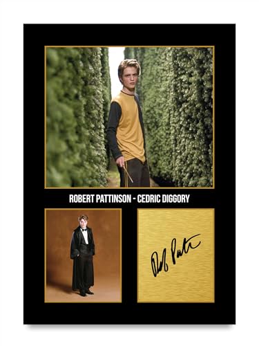HWC Trading Robert Pattinson Harry Potter Cedric Diggory Cadeaux Imprimé Signé Autographe Photo pour les fans de cinéma - A4 Impression Uniquement...