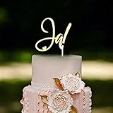 tortendeko hochzeit holz  Tortendeko Hochzeit, Torten Topper Hochzeit, Mr & Mrs Deko Hochzeit Torte, Cake Topper Hochzeit Personalisiert, Hochzeitstorte Topper, Tortenstecker Hochzeit für Hochzeit Party Verlobung Holz