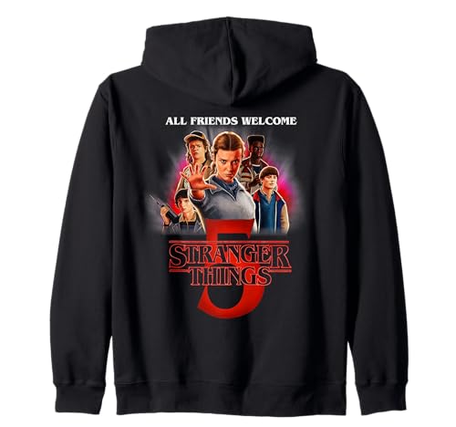 Stranger Things Season Five Poster Sudadera con Capucha