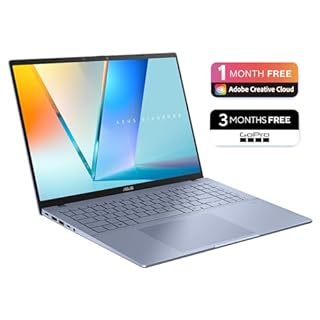 ASUS Vivobook 16 OLED S3607NA CoPilot+ Laptop | 16.0" WUXGA OLED screen | Snapdragon X2 Elite X2E-88-100 | 16GB RAM | 1TB PCIe SSD | UK Backlit Keyboard | Windows 11 | Ships Without Power Cable