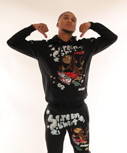 SCREENSHOT-FLEECE HOODIE 4202 Mens Urban Streetwear NYC Graffiti Embroidery Patch Fleece Pullover Sweatshirt Hoodie2