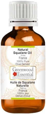 Greenwood Essential Pure Natural Squalane Oil (derived from Olives) Natural Therapeutic Grade for Hair, Skin & Aromatherapy 50ml (1.69 oz) image 4
