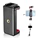 Produktbild ST-07 Handy-Stativhalterung mit Schlitten für Mikrofon, Videoleuchte, 1/4 Zoll, Stativschraube für iPhone 11 / Pro / Pro Max XS Max X 8 7 Samsung Galaxy OnePlus Smartphone