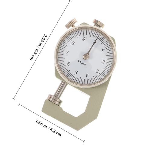 Calibrador de grosor de cuero Precision Amosfun 0-10mm miniatura 2