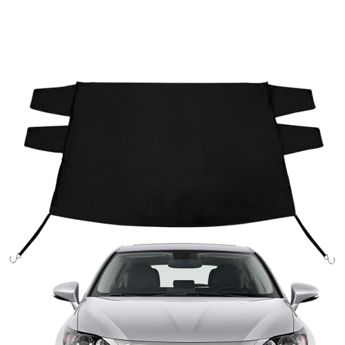 Cubierta de nieve para automóvil, cubierta de invierno para automóvil, protector automotriz resistente a la intemperie, protector de sombra para hielo, invierno, lluvia, heladas, calor al aire libre