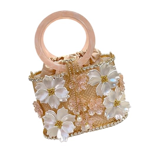 Sac à main à bandoulière étanche et recyclable avec chaîne cristal