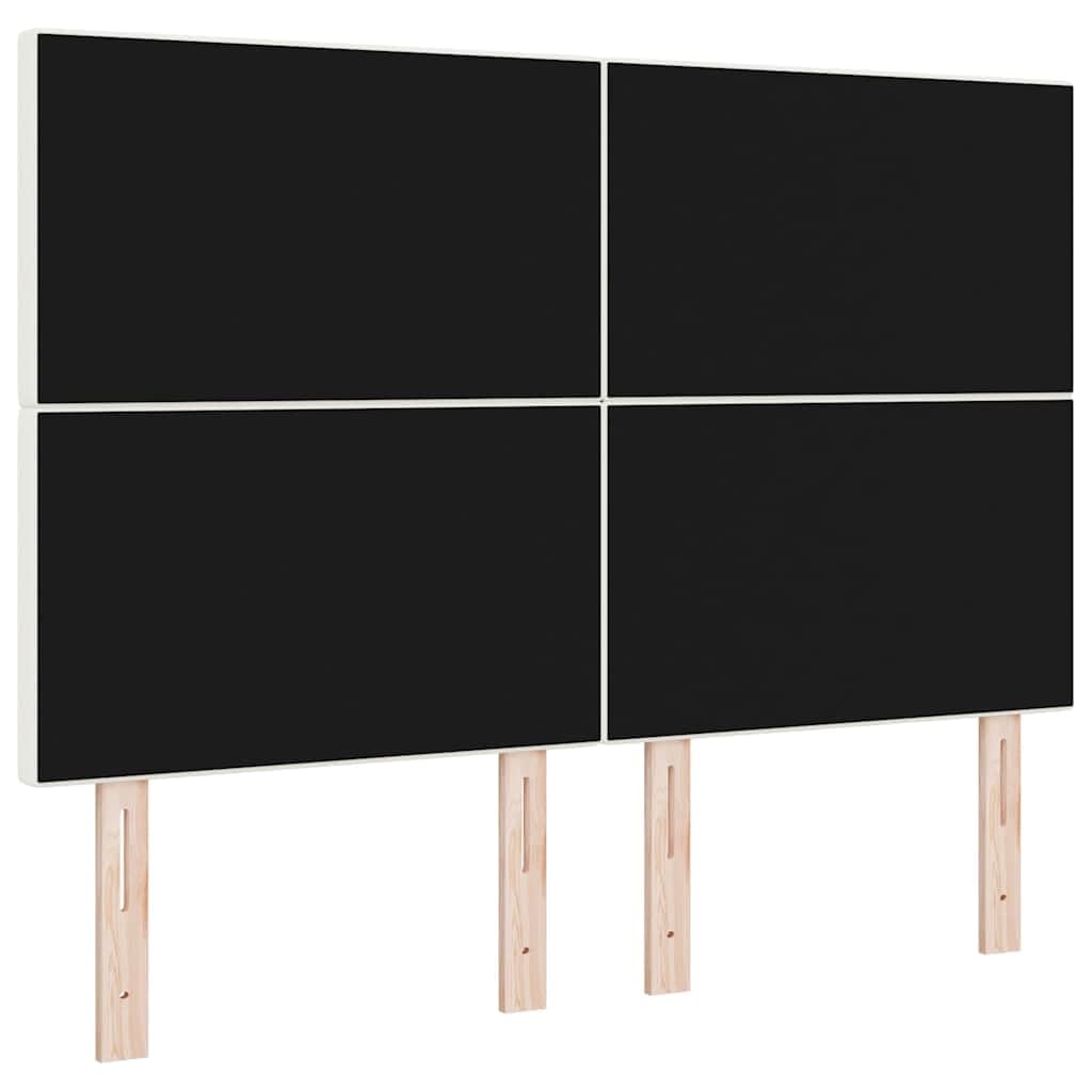 Cabecero de 160 cm en tela de pana color crema, diseño moderno, altura regulable 118/128 cm, madera maciza de pino, resistente y duradero para dormitorios y habitaciones juveniles