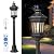 Darkaway 48inch Solar Post Lights Lamp Outdoor Light Fixture, Dusk to Dawn Aluminum Lamp Post with Remote and Pole Mount Base, Solar Path Lighting for Garden Patio Pathway