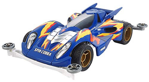 Tamiya Spin Cobra II coche 4WD con chasis Super II resistente que evita vuelcos y roturas en pistas