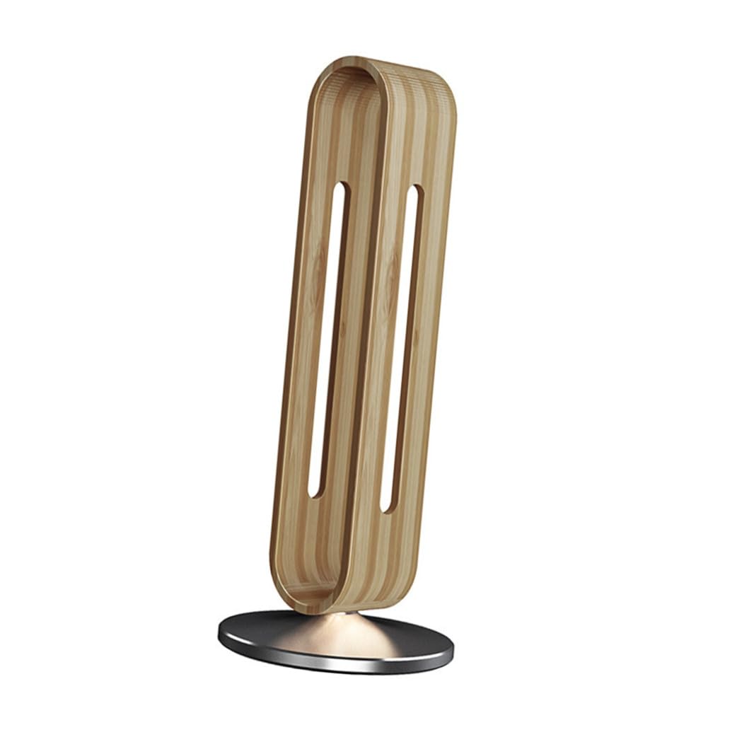 Supporto Cuffie da Scrivania in Lega di Alluminio per Esposizione | Base in Bambù e Silicone Antiscivolo, Sostiene L’archetto, Portata Fino a 3kg