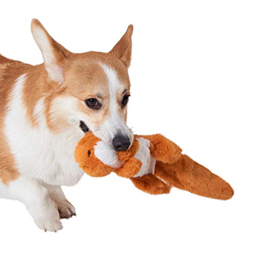 JOYELF Plüsch Quietschendes Hundespielzeug, Interaktives Hundespielzeug ohne Füllung für mittlere und große Hunde mit Quietsch- und Knitterpapier 3er Pack Meerestiere - Pinguin, Eisbär und Otter