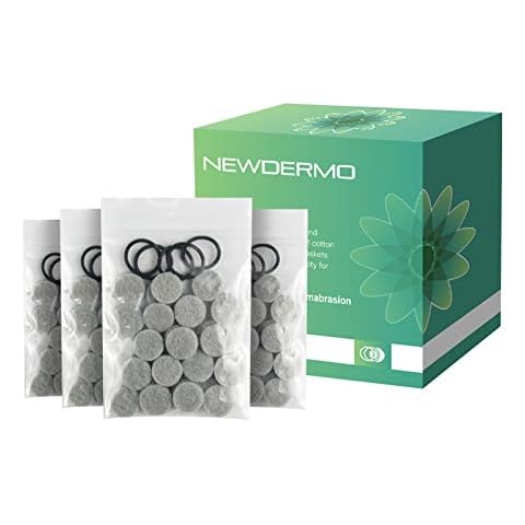 NEWDERMO 120Pcs Microdermabrasion Filters for 2-in-1 & 3-in-1 Microdermabrasion Machine Cover