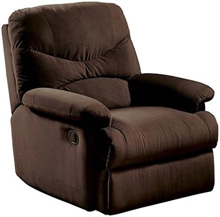 Brand New Oakwood Microfiber Recliner, Chocolate With Contemporary Plush Recliner Comfortably Fits The Frame of your body Maximum Comfort