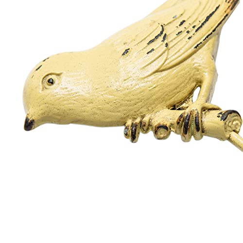 Soffee Design Set Of 4 Vintage Metal Birds Wall Coat Hooks, Heavy Duty Hangger Hooks, Farmhouse Wall Mounted Hanging Rack Hooks For Scarf, Bag, Towel, Key, Cap #TOP4