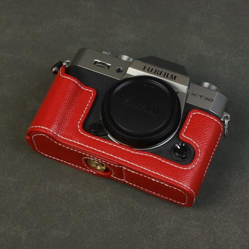 Funda semirígida para cámara Fujifilm X-T30 II roja miniatura 3
