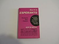 Say it in Esperanto (Dover Say It Series) B0007DWJ7M Book Cover