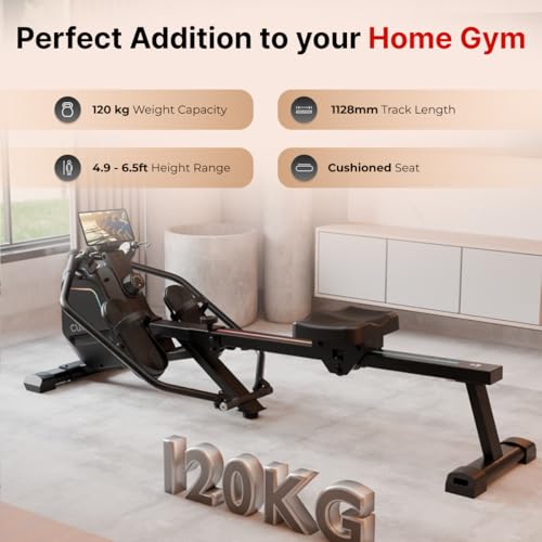 Image of Cult SmartRowDualGlide Full-Motion Magnetic Rower | 120Kg Max Weight | Quiet Home Use Rowing Machine