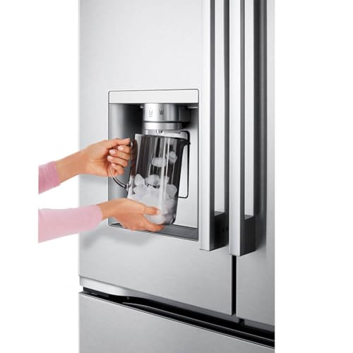 Image of LG 24 cu. ft. Counter Depth MAX Zero Clearance 3-Door French Door Refrigerator with Craft Ice in PrintProof Stainless Steel LF24Z6530S