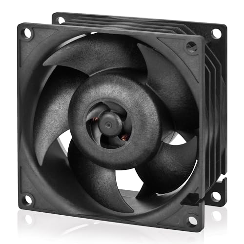 Image of ARCTIC S8038-7K - Server Fan, 80x80x38 mm, 500-7000 RPM, PWM Regulated, 4-pin Connector, 12 V DC, Rack Cooling Fan - Black