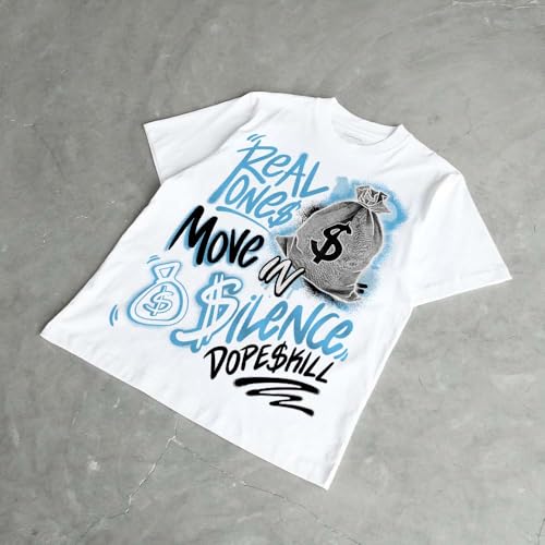 Image of DopeSkill Graphic Tee Streetwear Hip Hop Hypebeast Unisex T-Shirt Sneaker Colour Matching Shirts Inspired Motivation Quotes