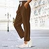 Womens Corduroy Pants Fall Fashion High Waisted St... #1