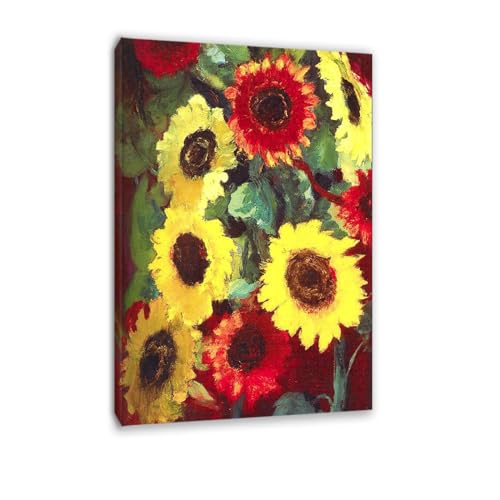 Fleurs Toile Peintures poétiques pour apporter de la joie au bureau