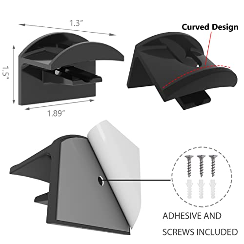 Grepad-Adhesive-Hat-Hooks-for-WallHat-Rack-for-Baseball-Caps-Holder10-Pack-Hat-Hangers-for-Wall-DisplayHat-Organizer-for-WallDoorClosetBlack