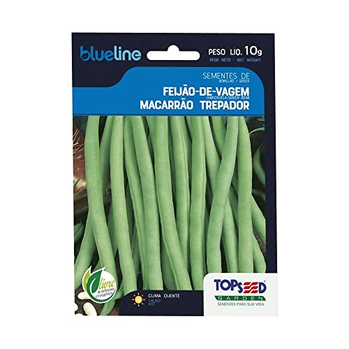 Semente Feijão de Vagem Macarrão Trepador Topseed 10g