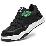 Breite Anwendung: Diese Sicherheitsschuhe leicht sind ideal für Lagermitarbeiter, Automechaniker, Bauarbeiter, Zimmerleute und andere, die in anspruchsvollen Umgebungen arbeiten, und bieten Bequem, Flexibilität und Langlebigkeit.