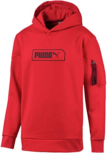 PUMA Men's NU-TILITY Hoody, High Risk Red, M