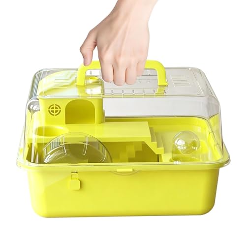 Jaula para hámster con cama ventilada que evita malos olores 7
