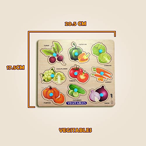 Image of Wooden Puzzles (Vegetables Wooden Puzzle Small)