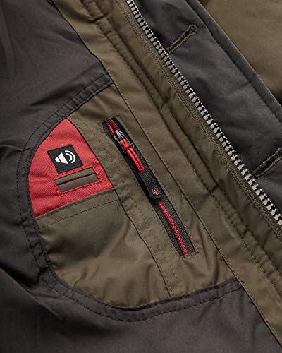 Image of Base Camp Parka Puffer for Boys Heavy Puffer Winter Jacket with Hood and Removable Faux Fur