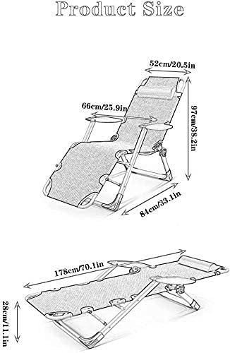Chaise longue ensembles de meubles de jardin pliants durables - 2