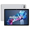 HAPPYBE 10 Zoll Tablet, Android 11 Tablet 10.1″ Quad-Core Tablet-PC, 6000 mAh Akku, 10.1″ IPS Display, 32GB, Silber