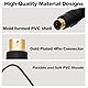 YARCHONN S-Video Kabel 4 Poliger Mini Din SVideo Stecker auf Stecker Verlängerungskabel SVHS Lead Kabel Stecker für HDTV VCR DVD Projektor Kamera Camcorder -1.5M -2pcs (Stecker auf Stecker)