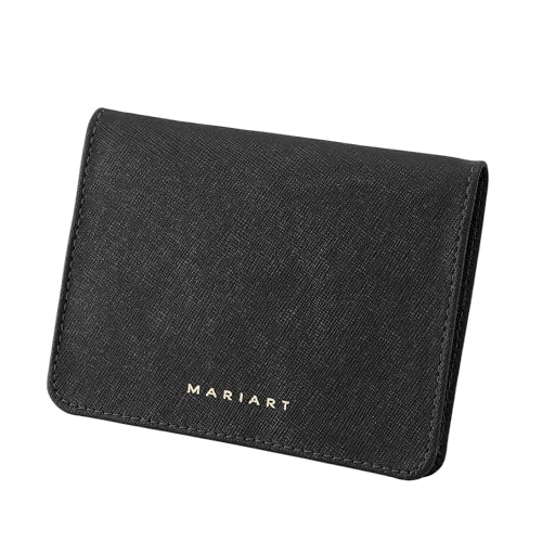 Mariart 649S Carteira Feminina de Couro Bovino Legítimo p/CNH, RG e Cartões (Preta)