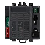 2.4G RC Remote Control Receiver 6V 12V 24V Electric Motor Controller Compatible for Children Electric Toy Car with Battery Installation Instructions(RX23 B 12V Receiver)