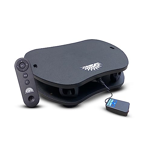 BC Vibrant Health Vibration Plate Exercise Machine Ultimate Vibe with Workout Poster – Whole Body Vibrating Plate Exercise Machine with Resistant Bands – Remote Control Included