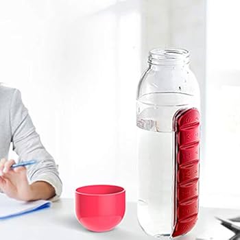 Syrup16g ピルケース ウォーターボトル セット 外出先でも便利！お薬ケース付ボトルSW-OKSCB